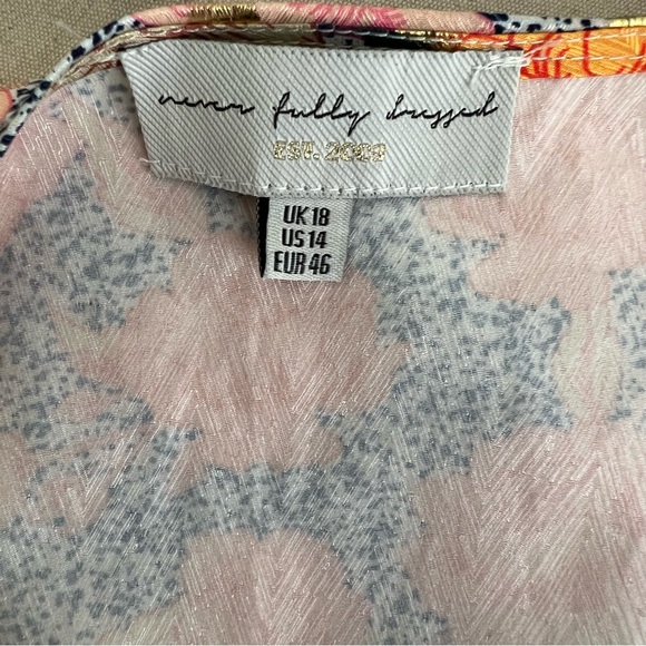 Never Fully Dressed | Zsa Zsa Floral Wrap Dress Midi | 14 - Picture 9 of 10